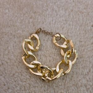 Gold Chain Link Bracelet
